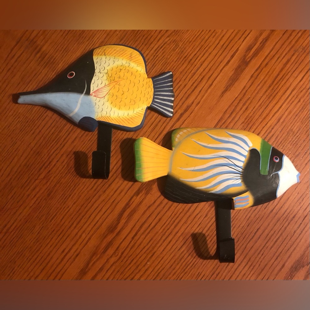 Colorful Fish Wall Hooks